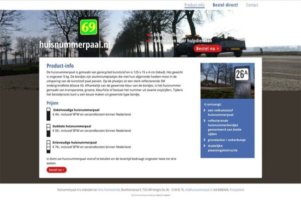 huisnummerpaal home