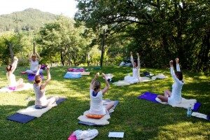 yoga-workshop tegen stress voor managers